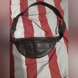 Vintage Lamb skin leather fanny pack